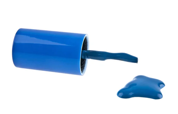 Blue nail Polish — Stock Photo, Image