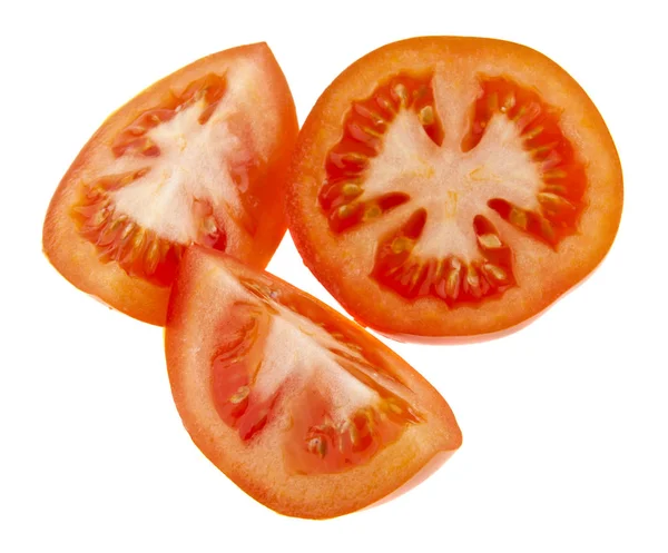 Tomaten auf weißem Hintergrund — Stockfoto