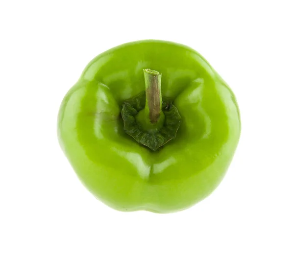 Green pepper on white background — Stock Photo, Image