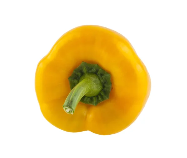 Yellow pepper on white background — Stock Photo, Image