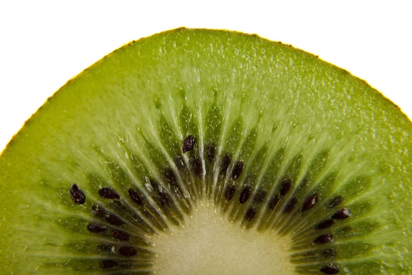 Kiwi isoliert auf weißem Hintergrund Nahaufnahme — Stockfoto