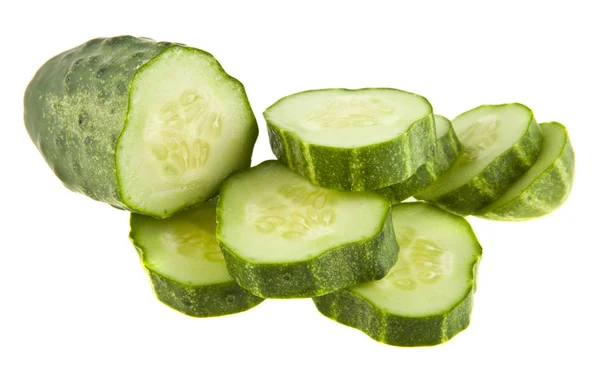 Concombre vert frais et juteux — Photo