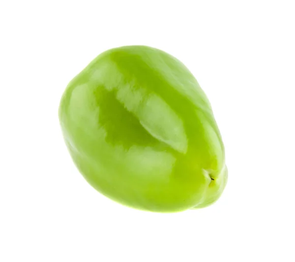 Green pepper on white background — Stock Photo, Image