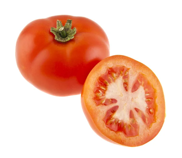 Tomaten auf weißem Hintergrund — Stockfoto