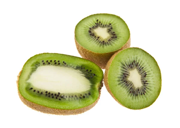 Kiwi fehér alapon — Stock Fotó