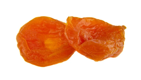 Dried apricots  on white background — Stock Photo, Image