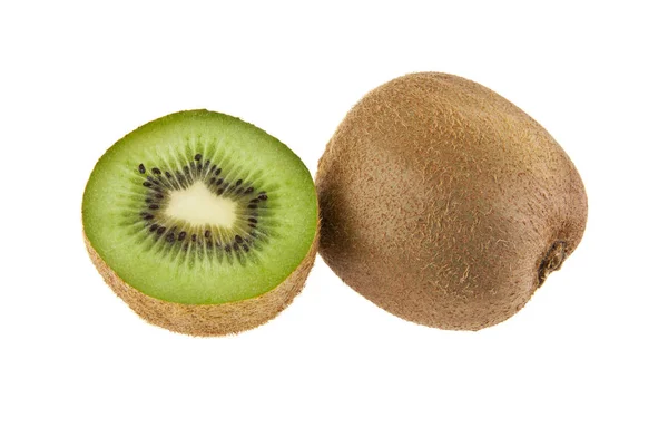 Kiwi på vit bakgrund — Stockfoto