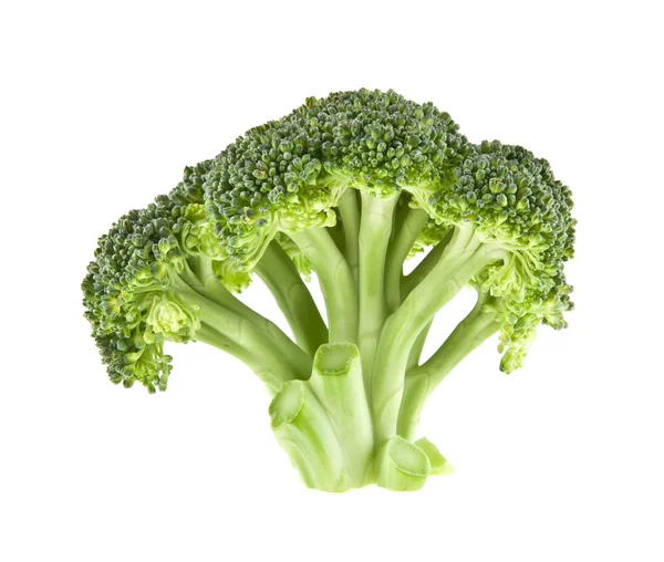 Verse Broccoli op witte achtergrond — Stockfoto