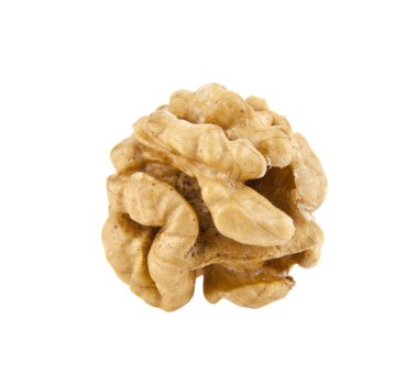 beyaz arkaplanda ceviz