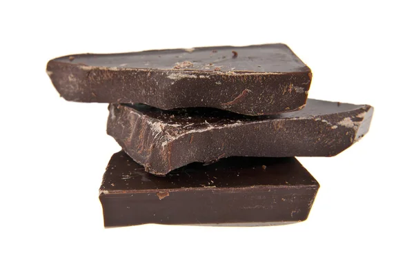 Kawałki czekolady — Zdjęcie stockowe