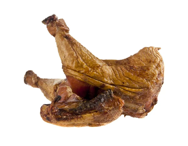 Pernas de frango no fundo branco — Fotografia de Stock