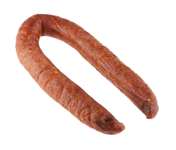 Sausage on white background — Stock Photo, Image