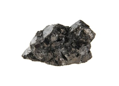 Beyaz arka plan üzerinde kömür