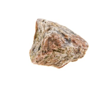 Beyaz arkaplanda taş