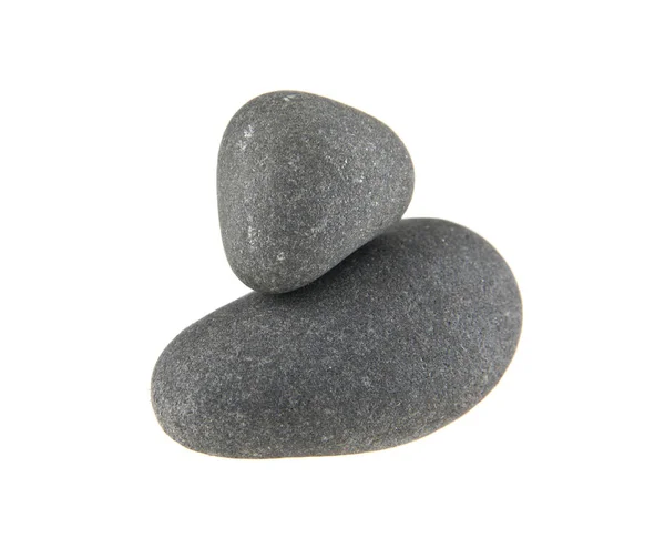Piedra sobre fondo blanco — Foto de Stock