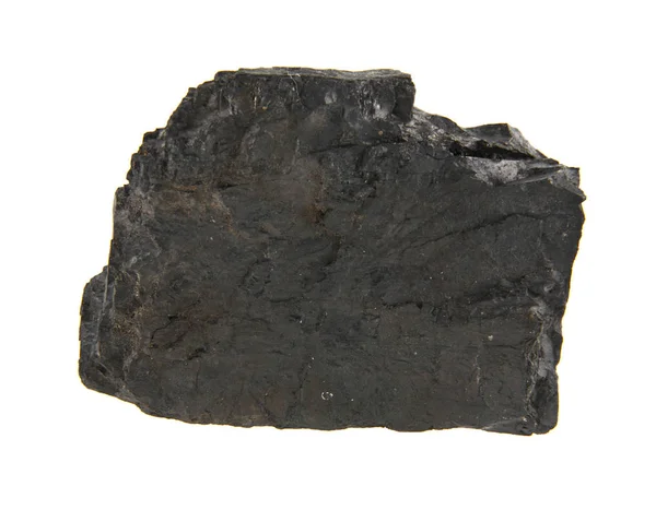 Carbón sobre fondo blanco —  Fotos de Stock