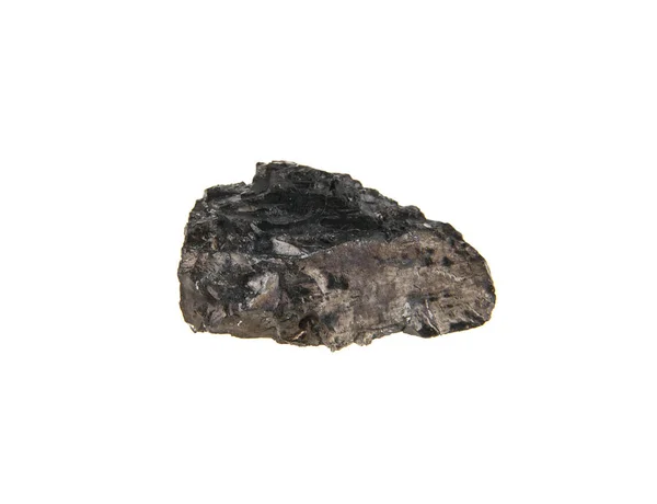 Beyaz arka plan üzerinde kömür — Stok fotoğraf