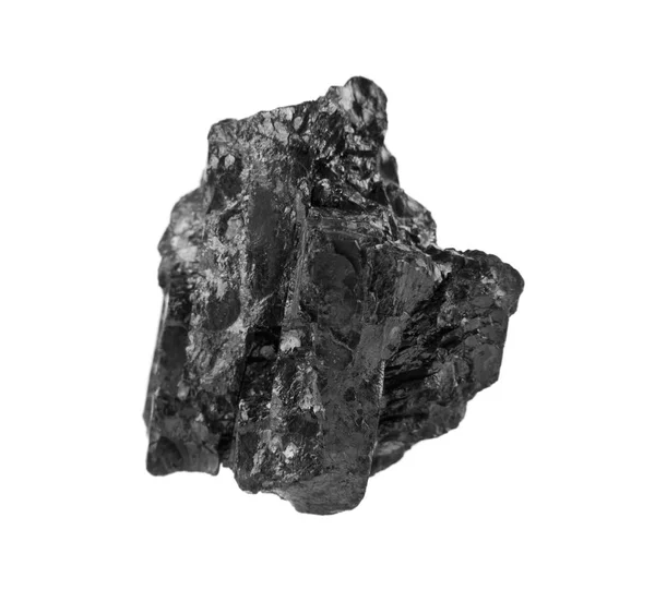 Coal on white background — Stock Photo, Image