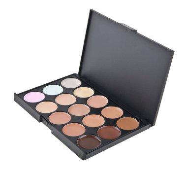 Beyaz arka plan closeup izole güzellik uzmanı