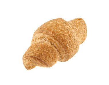 Beyaz arka plan closeup izole kruvasan