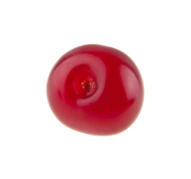 Beyaz arka plan closeup izole kiraz