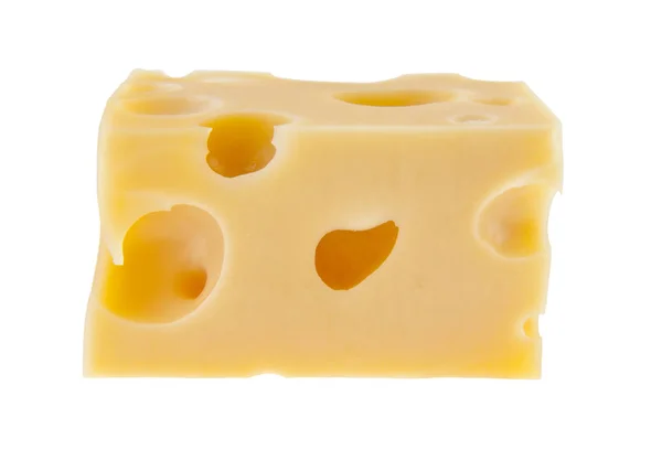 Kaas geïsoleerd op witte achtergrond — Stockfoto