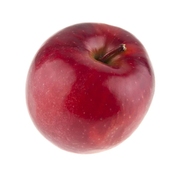 クローズ アップ ホワイト バック グラウンドで隔離赤いリンゴ — ストック写真