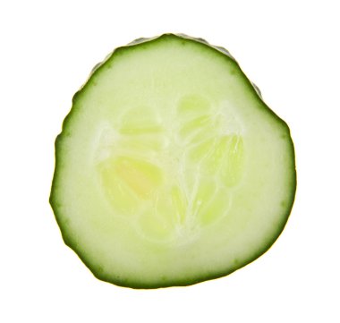 Beyaz arka plan closeup izole salatalık