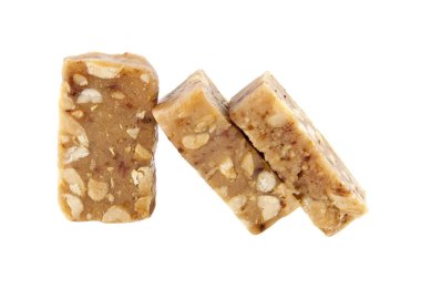 Beyaz arka plan üzerinde izole fındık şerbeti