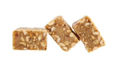 Beyaz arka plan üzerinde izole fındık şerbeti