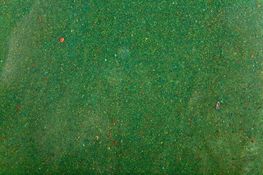 Doku Soyut renkler yeşil boya ve diğer renkleri karıştırma