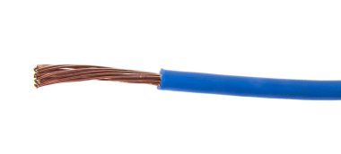 Beyaz arka plan yakın çekim izole kablosu