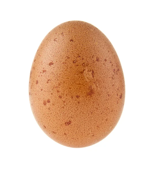 Ovos de galinha isolados no fundo branco close-up — Fotografia de Stock
