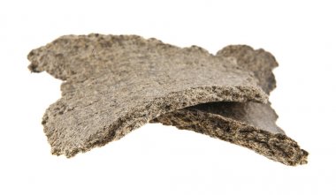 bir beyaz arka plan closeup izole preslenmiş Ayçekirdeği