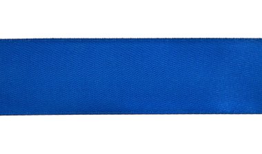 mavi kurdele beyaz arka plan yakın çekim izole