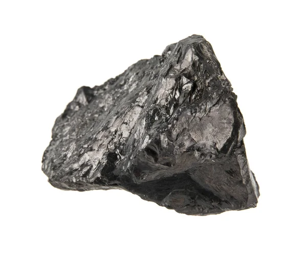 kömür beyaz arkaplanda izole edildi