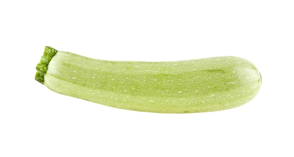 Zucchine isolate su fondo bianco primo piano — Foto Stock