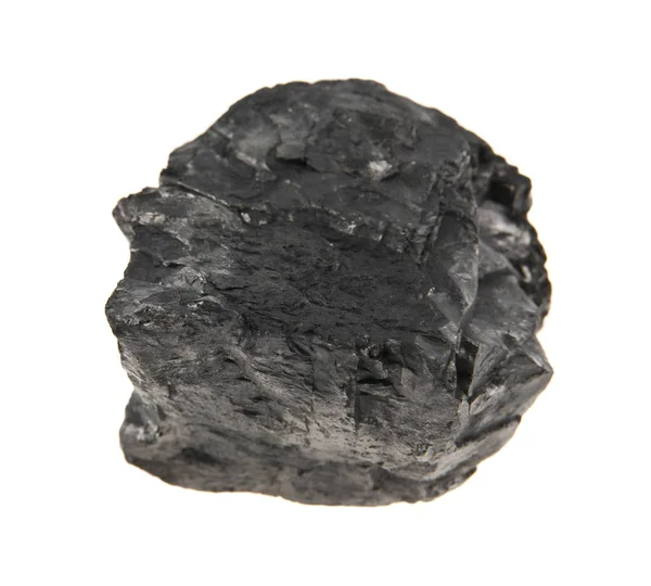 Coal isolated on white background closeup — Stock Photo, Image