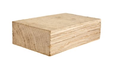 Beyaz arka plan yakın çekim izole ahşap bar