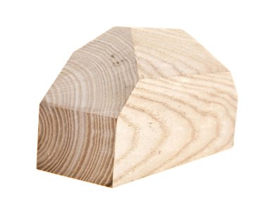 Beyaz arka plan yakın çekim izole ahşap bar