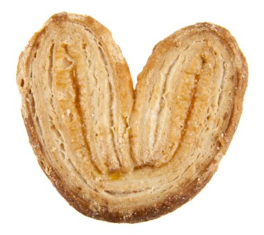 Bisküvi kulakları izole beyaz arka plan yakın çekim