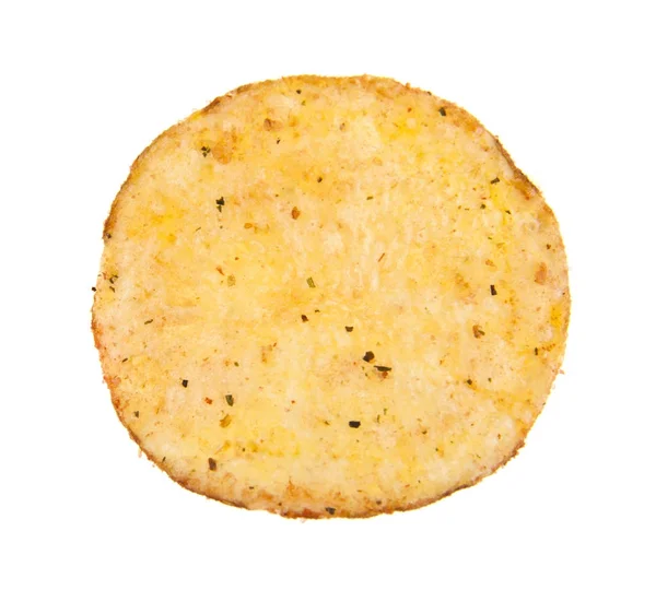 Chips aislados en un primer plano de fondo blanco — Foto de Stock