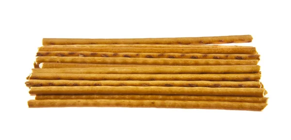 Brotsticks isoliert auf weißem Hintergrund Nahaufnahme — Stockfoto