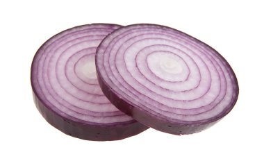 Beyaz arka plan closeup izole soğan