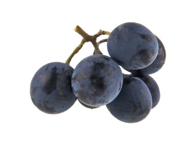 Beyaz arka plan closeup izole üzüm demet