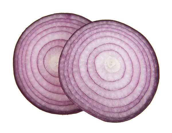 Onions isolated on white background closeup — Stock Photo, Image