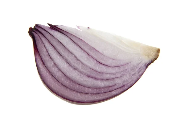 Zwiebeln isoliert auf weißem Hintergrund Nahaufnahme — Stockfoto