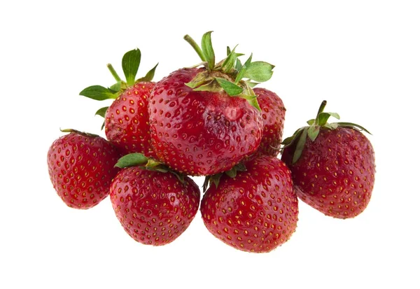 Strawberry isolated on white background closeup — Stock Photo, Image