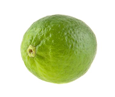 beyaz arkaplanda izole kireç