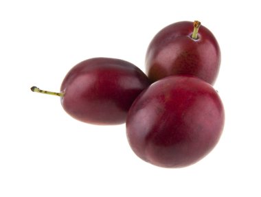 Erikler beyaz arkaplanda izole edildi